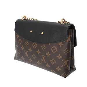 Louis Vuitton Shoulder Samplacid Canvas Black Monogram Bag